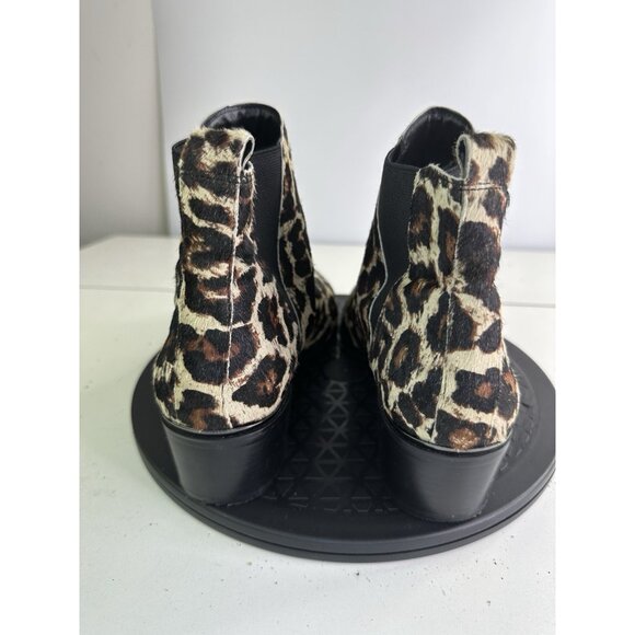 Treasure and Bond Leopard Print Cowhide Ankle Boot Sz 10 M Ankle Booties - Picture 4 of 8